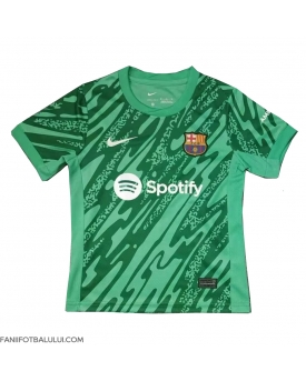 Barcelona Portarii Tricou Fotbal Replică 2024-25 Barbati Deplasare
